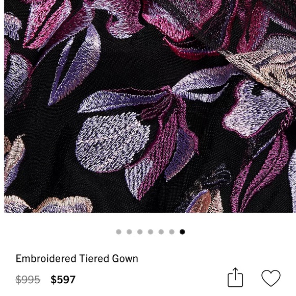 Marchesa Gown Dress - Picture 5 of 6